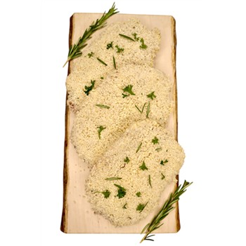 Garlic & Parmesan Lamb Schnitzel