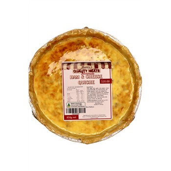 Family Ham & Cheese Quiche 700g Net