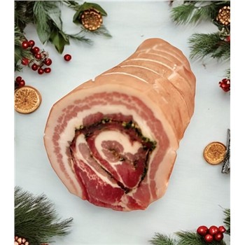 Porcetta pork loin roll