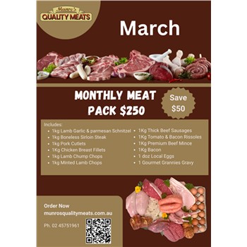 March Monthly Meatpack