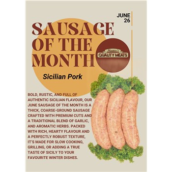 Sicilian Pork Sausage