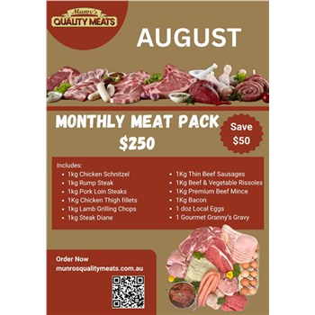 Monthly Meat Pack -  August