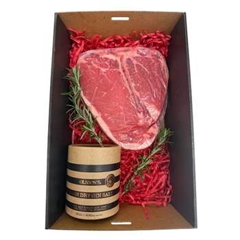 650g Bistecca T-Bone & Salt Rub Gift Box