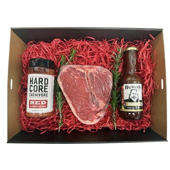 650g Bistecca T-Bone, Rub & Sauce Gift Box
