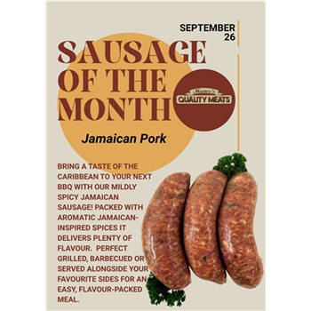 Jamaican Pork Sausage